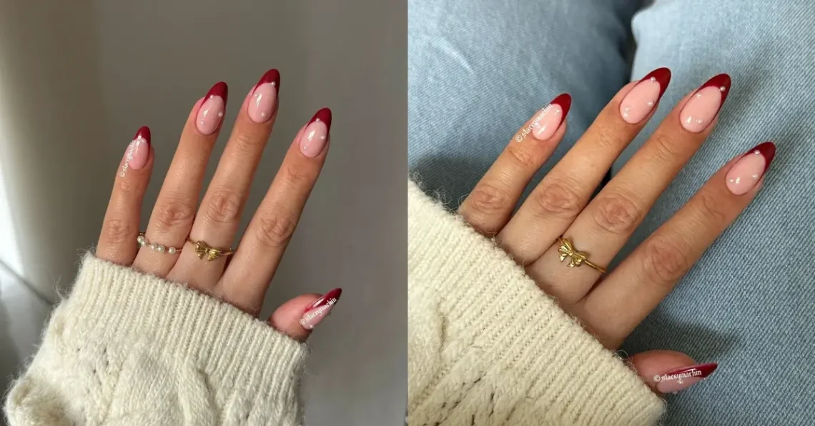 simple holiday nails