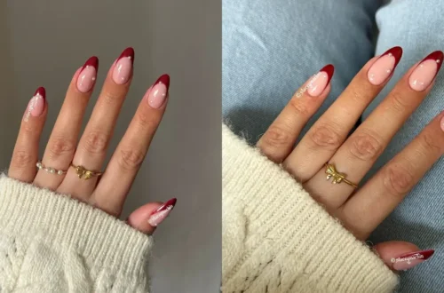 simple holiday nails