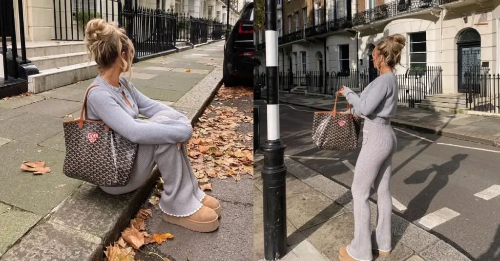 fall travel outfit