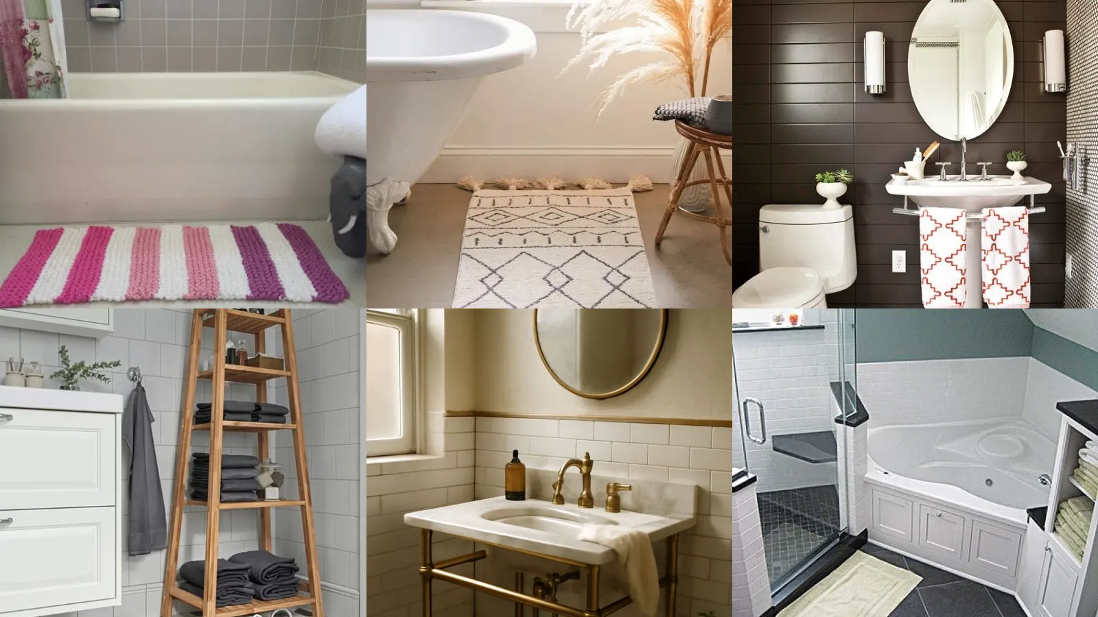 18+ Stunning Bathroom Rug Ideas That Transform Tiny Spaces