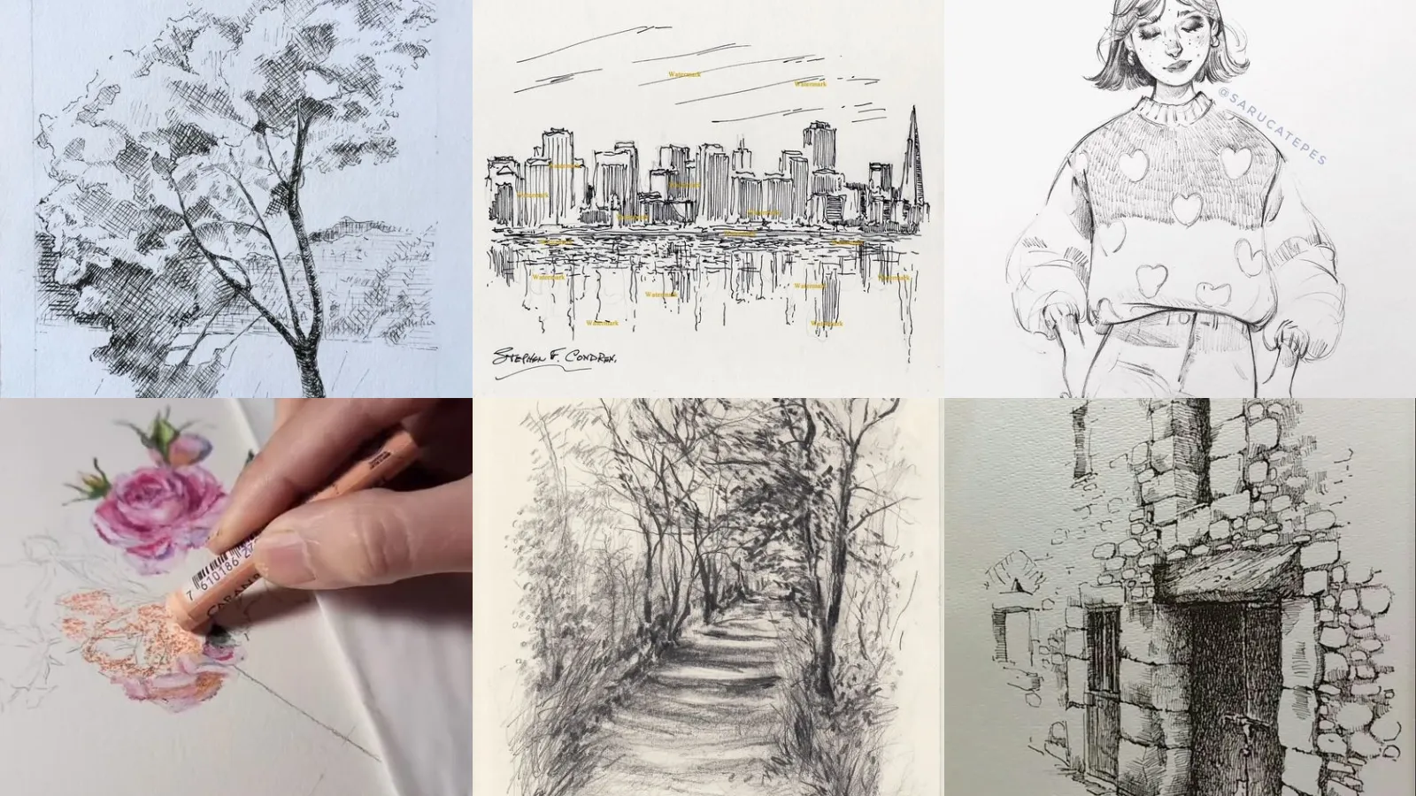 19+ Stunning Pen Drawing Ideas That Sell Online