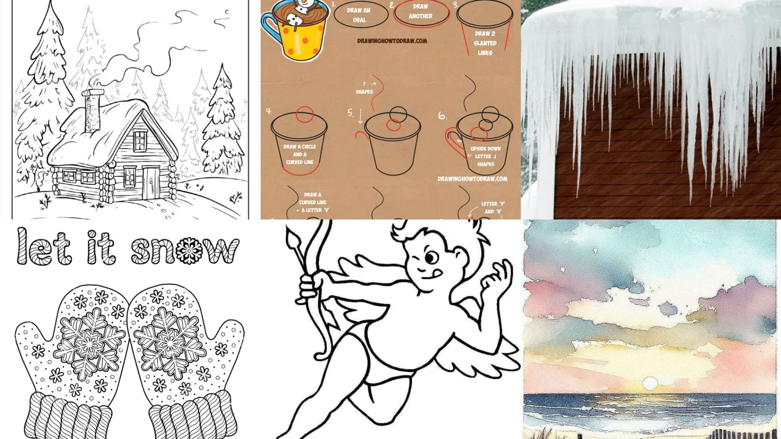 15+ Cozy Winter Drawing Ideas to Inspire Your Sketchbook