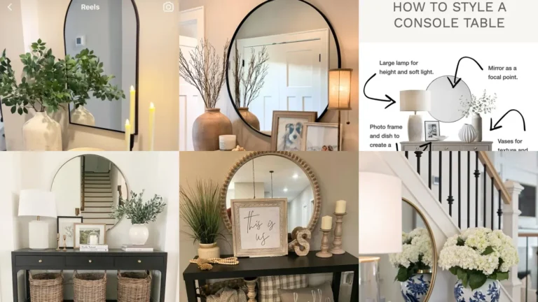 The Best 21+ Console Table Decor Ideas You NEED to Try
