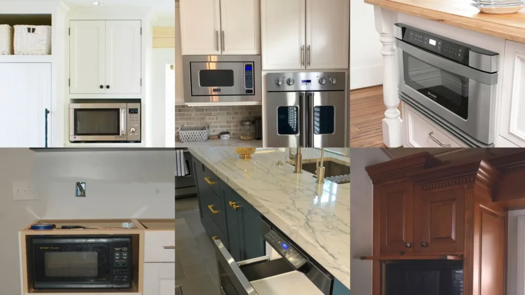 20+ Clever Microwave Location Ideas That Save Kitchen Space