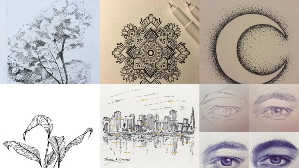 19+ Stunning Pen Drawing Ideas That Sell Online