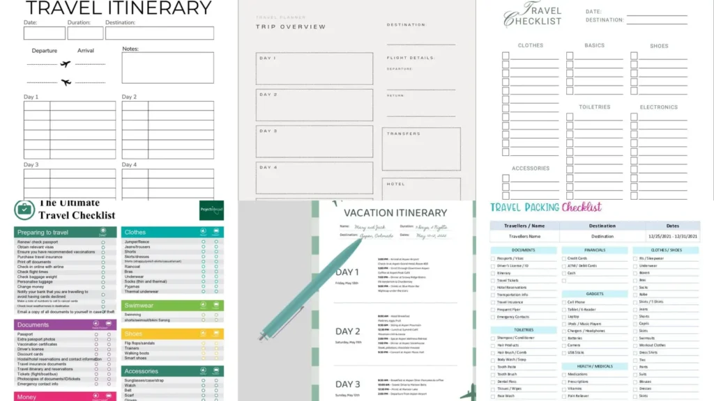 20+ Game-Changing Trip Planning Checklist Template Ideas