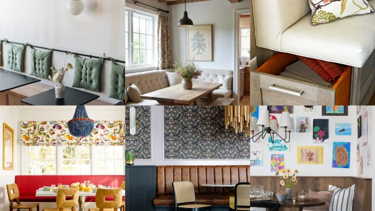 14+ Stunning Banquette Decoration Ideas That Transform Dining