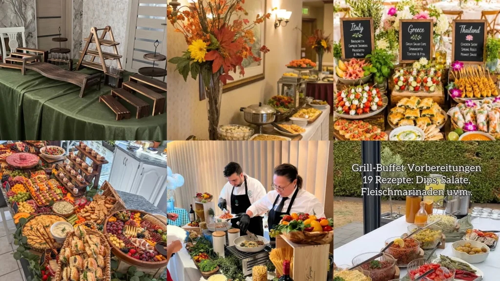 20 Buffet Table Setup Ideas With Pretty Displays and Serving Details