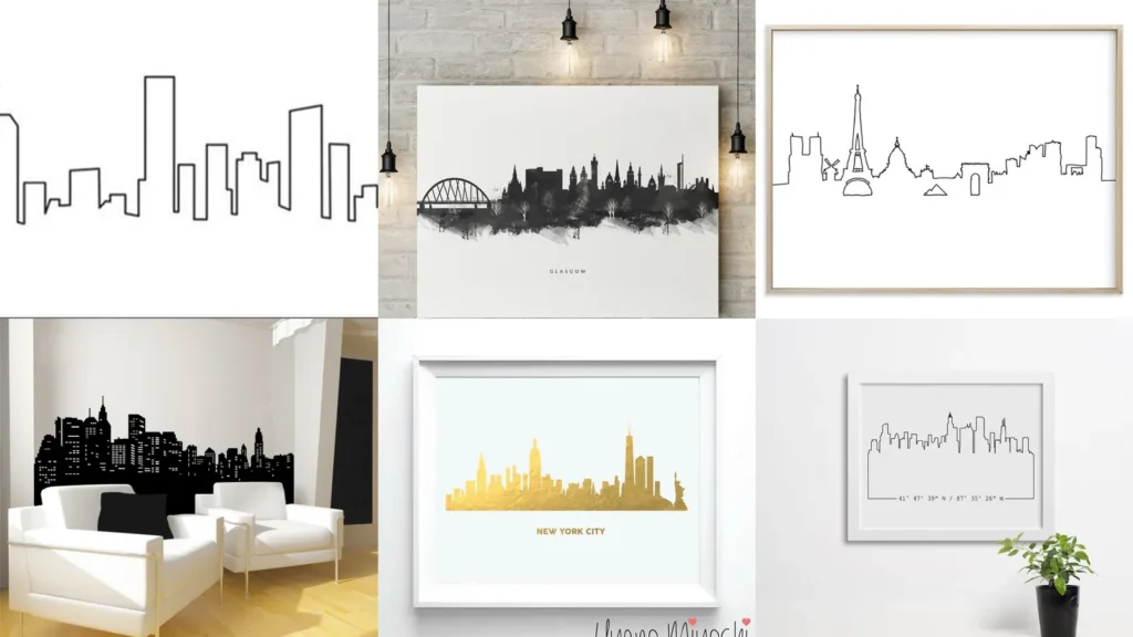 12+ Stunning City Skyline Artwork Ideas Transform Any Room