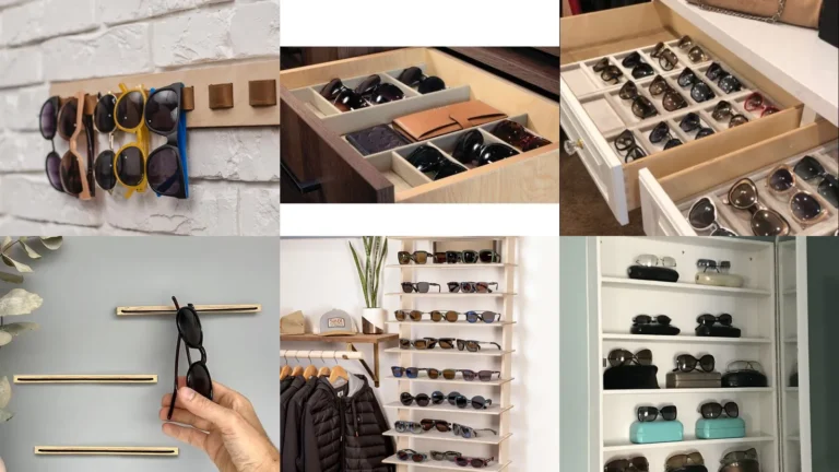 30+ Genius DIY Sunglass Storage Ideas That Free Up Space