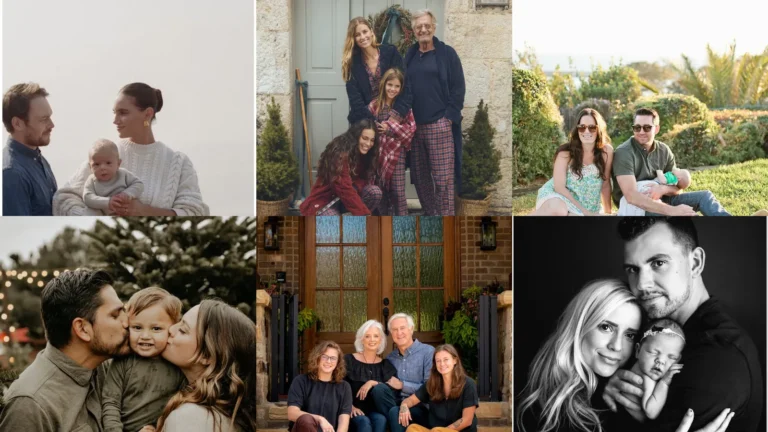 20 Family Photo Ideas With Sweet Poses and Pretty Outdoor Settings