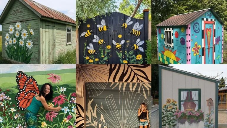 20 Garden Shed Murals and Colorful Ideas to Inspire Your Own