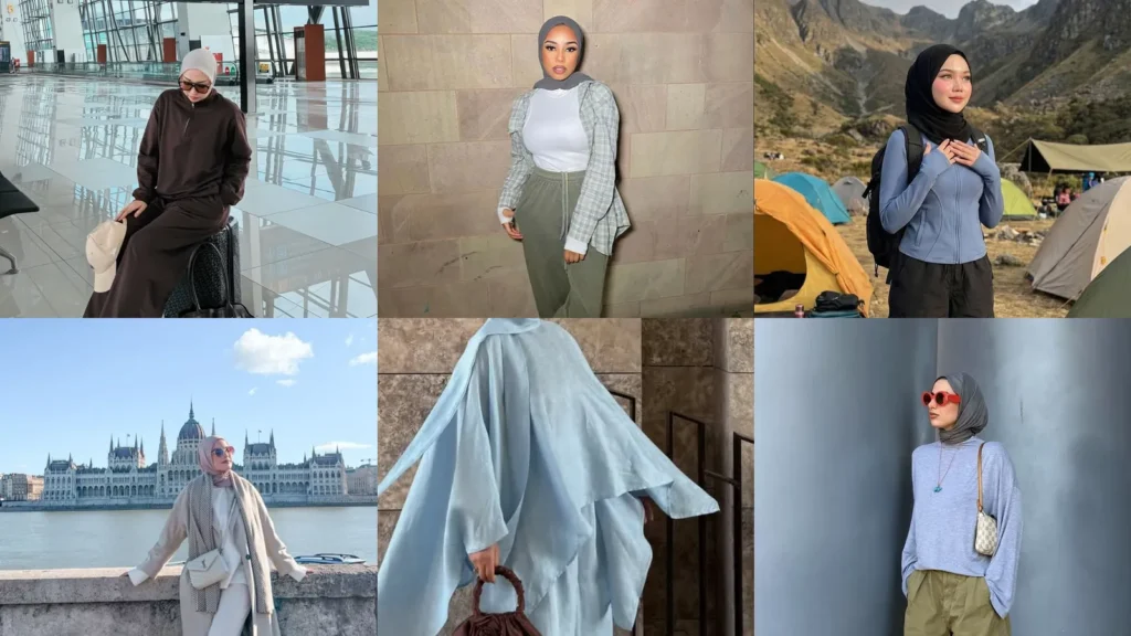 20 Hijab Travel Outfits for Airport Days and Trips Away
