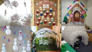 20 Kindergarten Winter Classroom Decor Ideas With Snowflakes and Penguins
