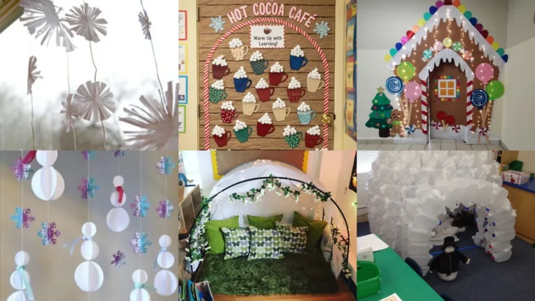 20 Kindergarten Winter Classroom Decor Ideas With Snowflakes and Penguins
