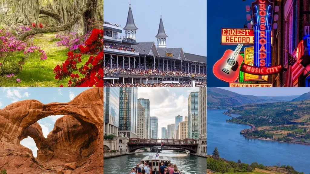 20 May Vacation Destinations in the US and Scenic Trip Ideas